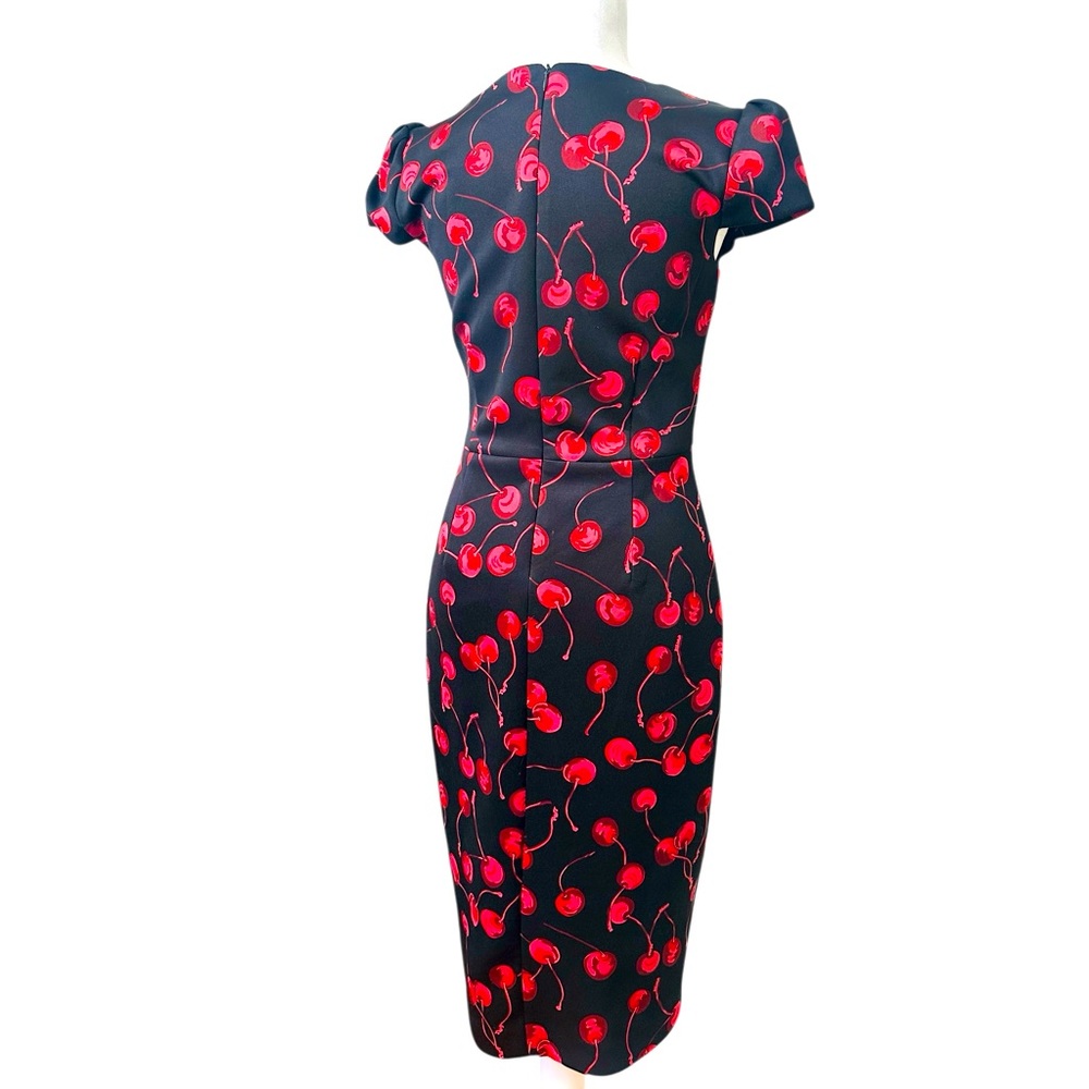 BETSY JOHNSON CHERRY PRINT DRESS - Picture 7 of 8